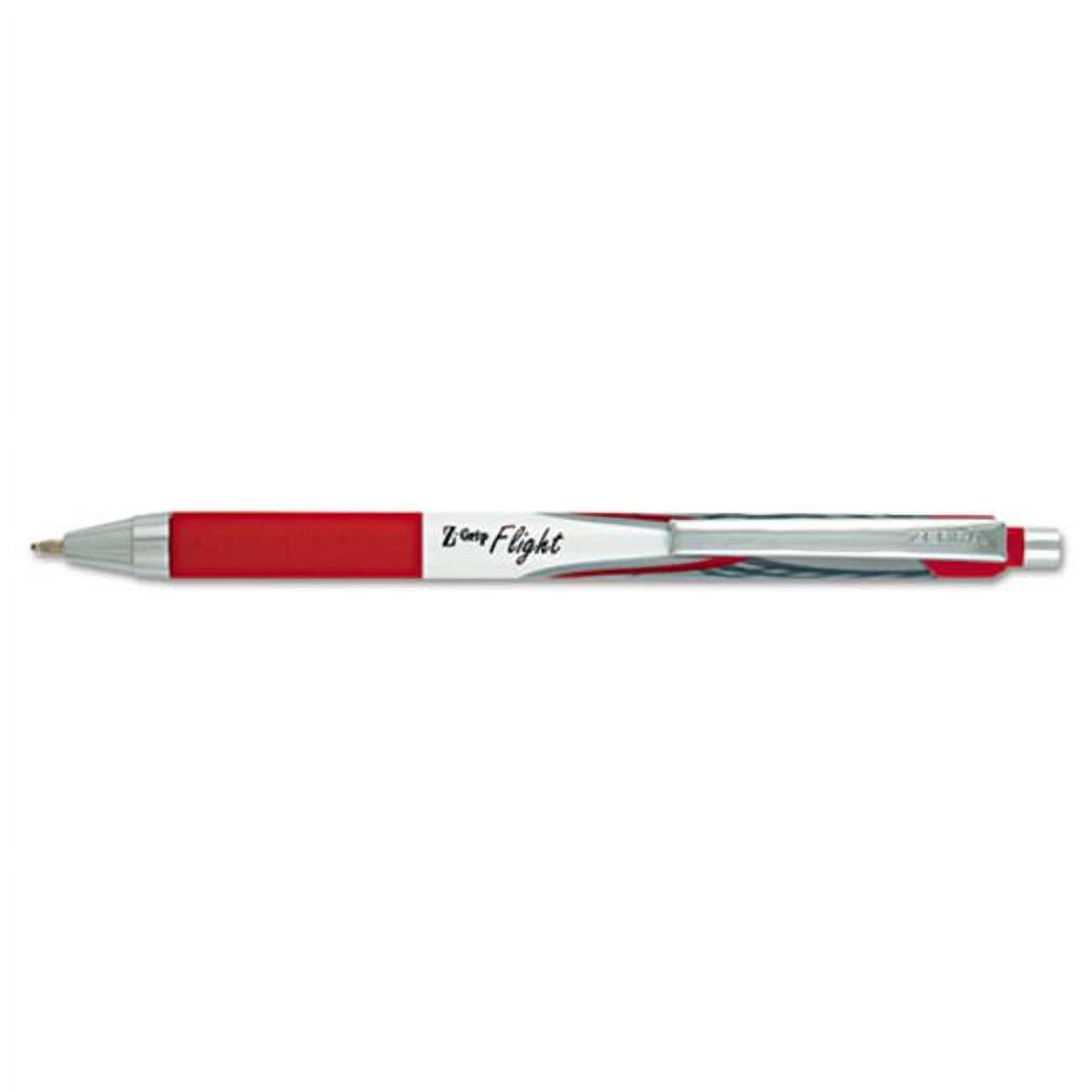 Zebra Z-Grip Flight Retractable Pens - Red