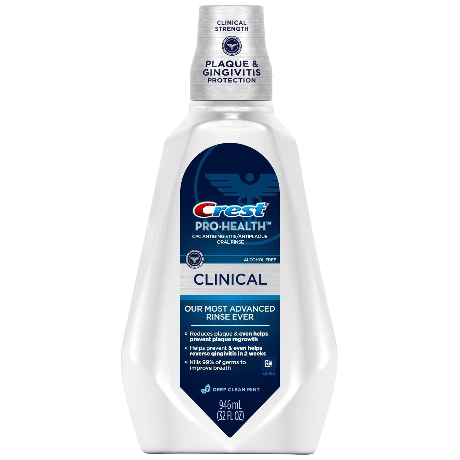 Crest Pro-Health Clinical Deep Clean Mint Oral Rinse 32 Oz (Pack Of 2)