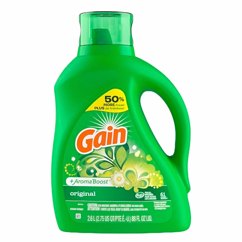 Gain + Aroma Boost Liquid Laundry Detergent Original Scent (Pack of 8)