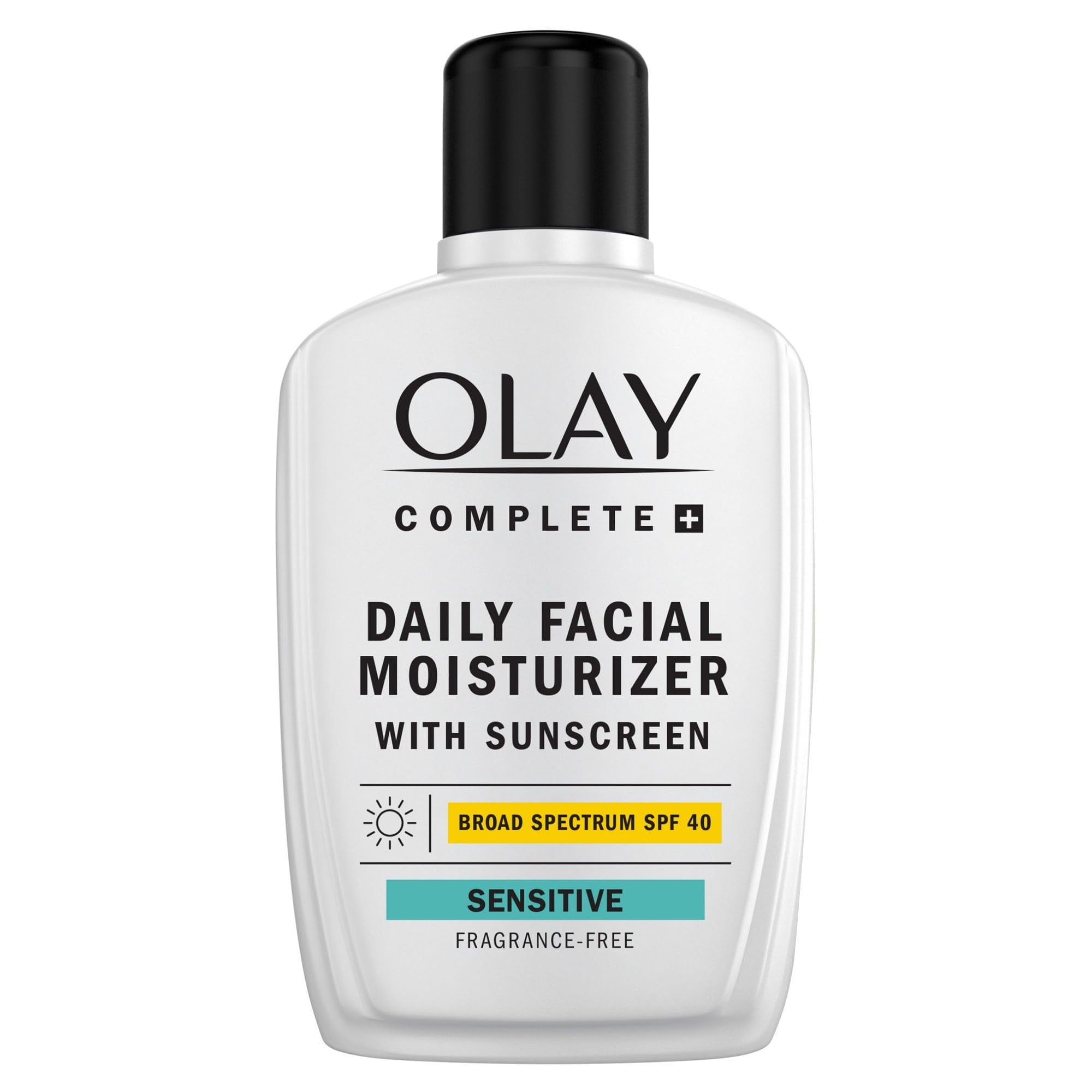 Olay Complete+ Daily Facial Moisturizer with Sunscreen SPF 40, Fragrance-Free, 6