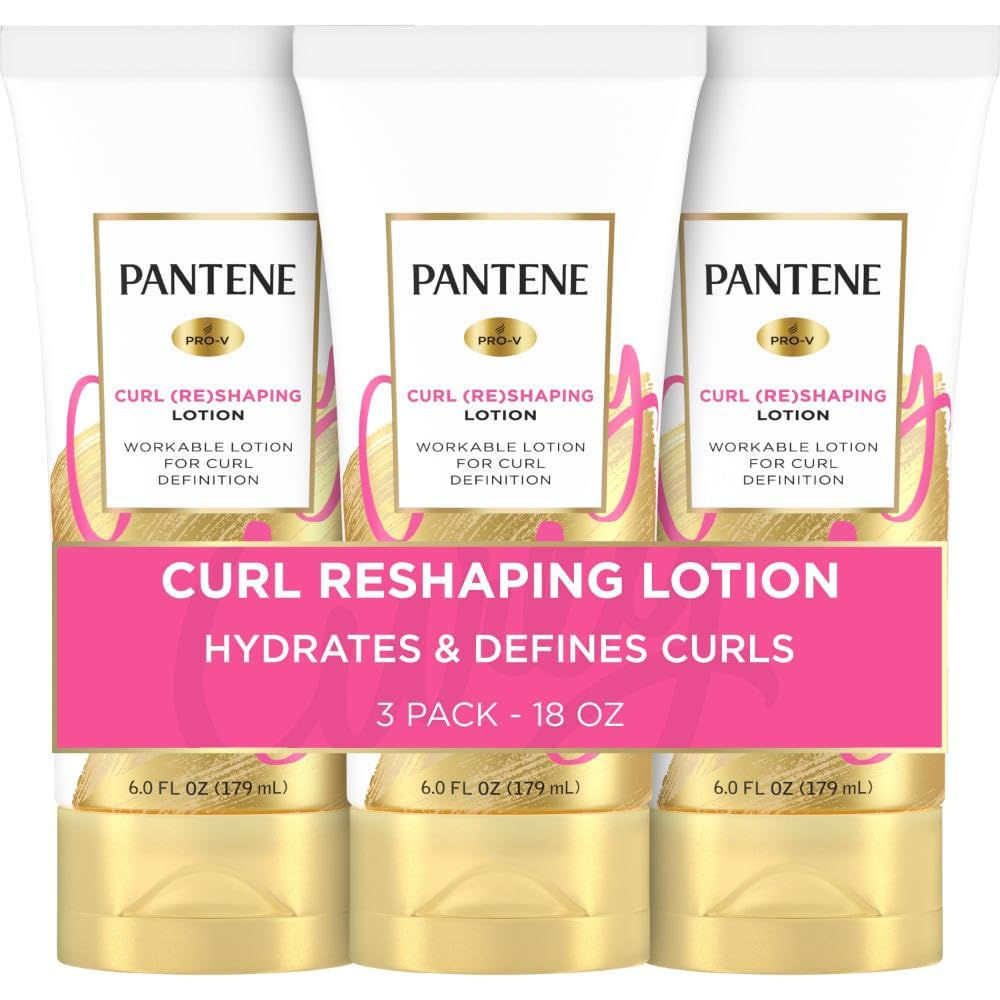 Pantene Pro-V Curl Cream Hair Lotion, Moisturizing Curl Defining Cream, Anti ...