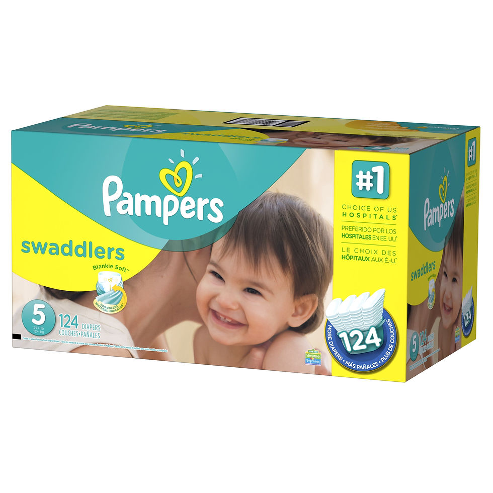 Pampers Swaddlers Diapers, Size 5, 124 count