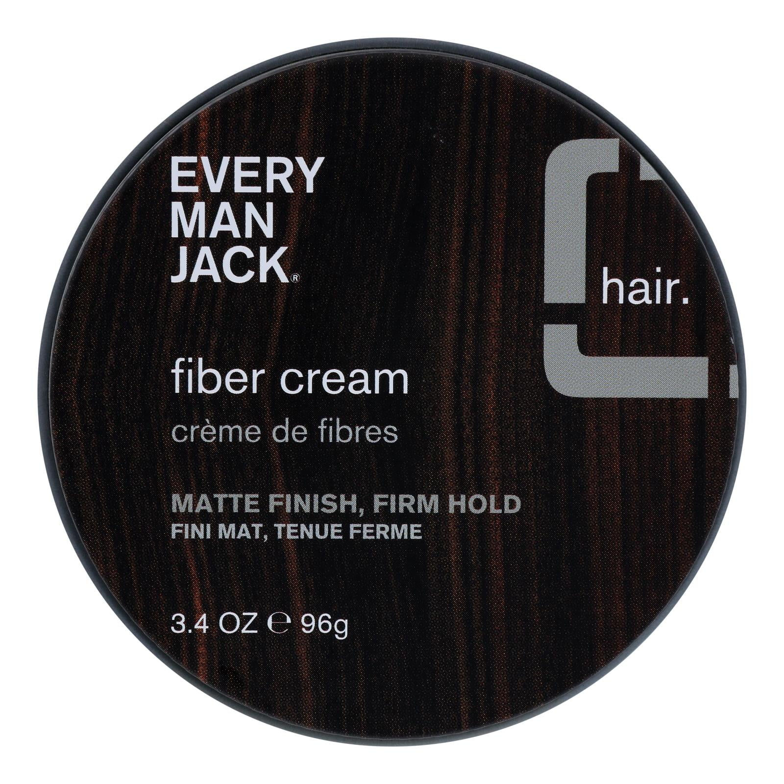 Every Man Jack Matte Finish Hair Styling Fiber Cream for Men, Naturally Derived