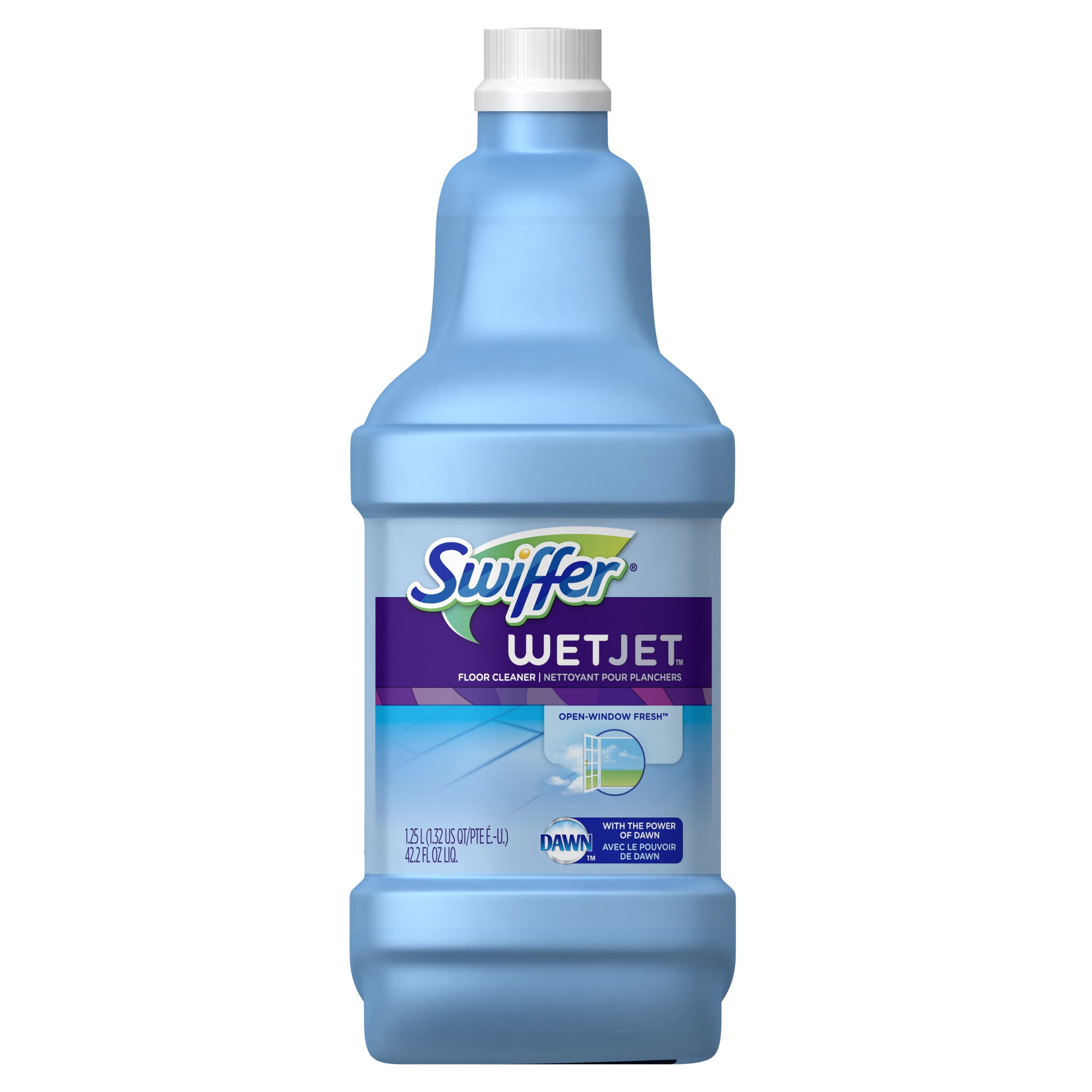 Wetjet System Cleaning-Solution Refill, Fresh Scent, 1.25 L Bottle | Bundle of 5