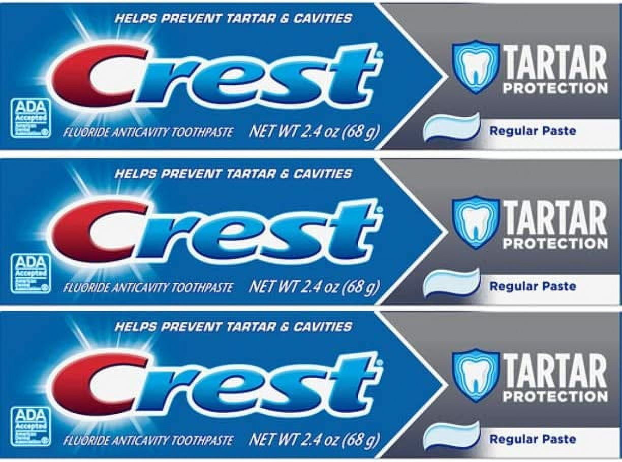Crest Tartar Protection & Anticavity Toothpaste with Fluoride, Regular Paste