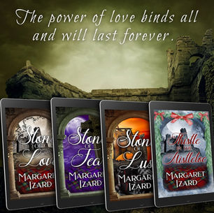 Discover The Stones of Iona series by Award-Winning Author Margaret Izard and fall in love over and over again #pnr #paranormalromance #timetravel #bookseries #mustread
