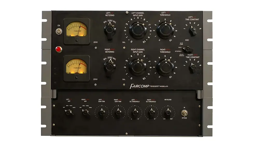 Thumbnail: AudioScape Faircomp 670 Stereo Vari-Mu Limiter קומפרסור מנורות