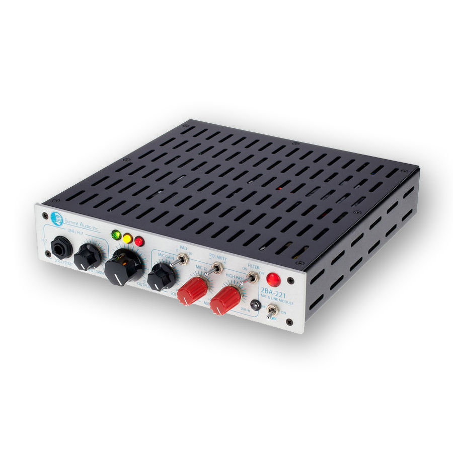 Thumbnail: Summit 2BA-221 Mic and Line Preamplifier מבט עליון
