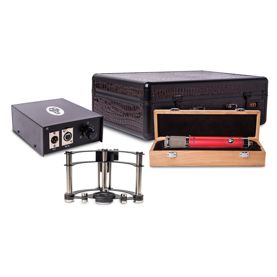 Avantone CV12-BLA mic pack with shock mount and power supply