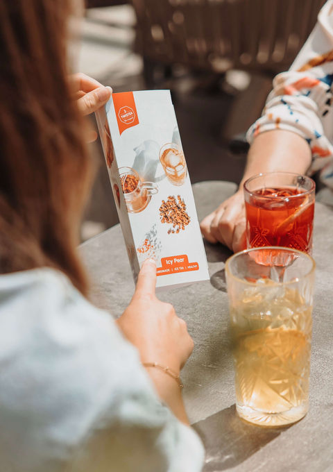 Ice tea tafelkaart