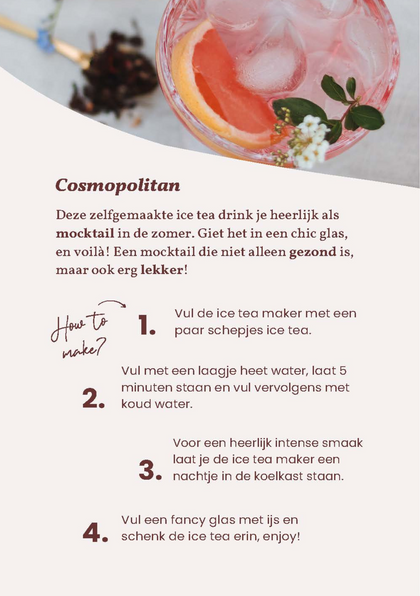 Cosmopolitan ice tea | how to make