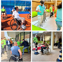 sport QPV pied d'immeuble solutions collectivité animations sport handicap handisport inclusion para basket cécifoot tennis fauteuil para tir à l'arc basket fauteuil