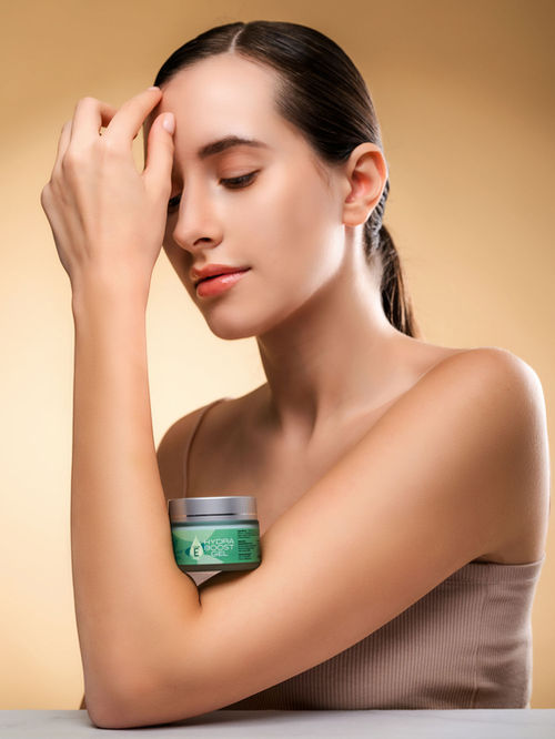 Professional cosmetic skin and beauty care  Photography with model fpoint7 surat India