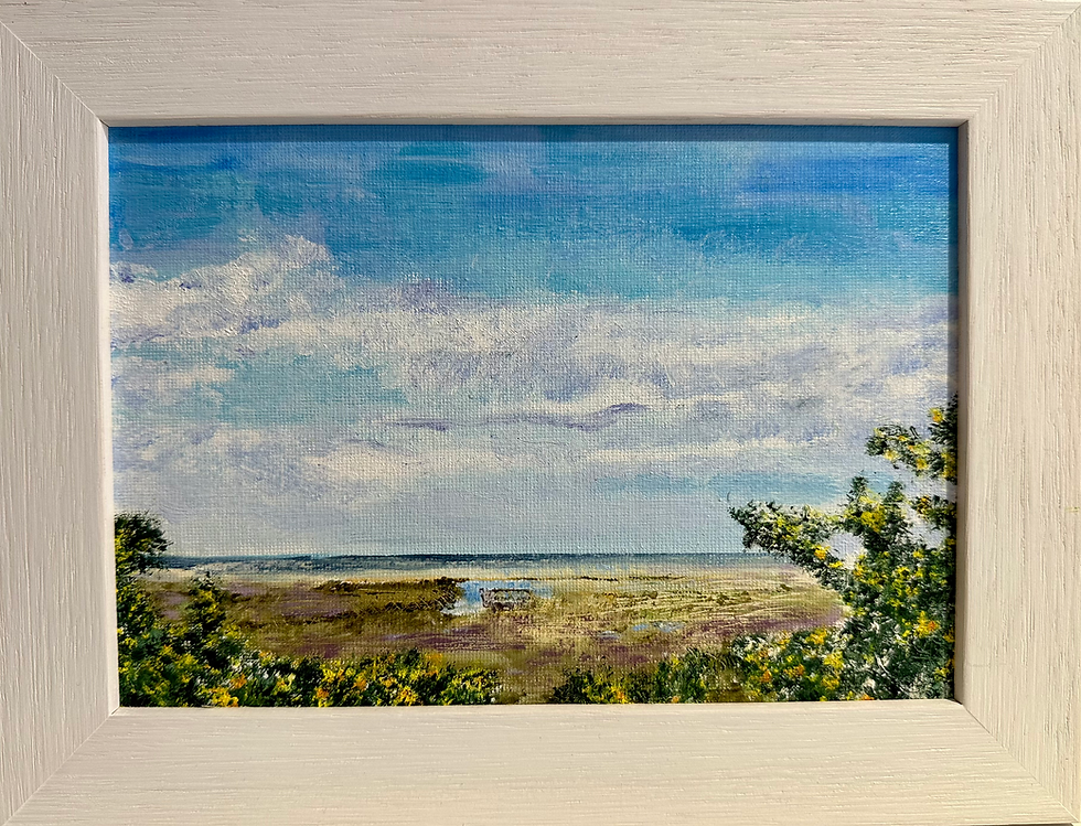 Thumbnail: Sneak a view of one of the five bridges, Stiffkey - 5.8 x8.3 inches