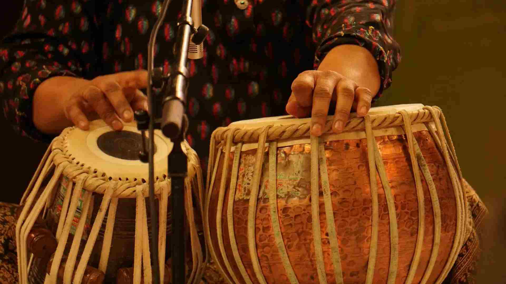 playing tabla