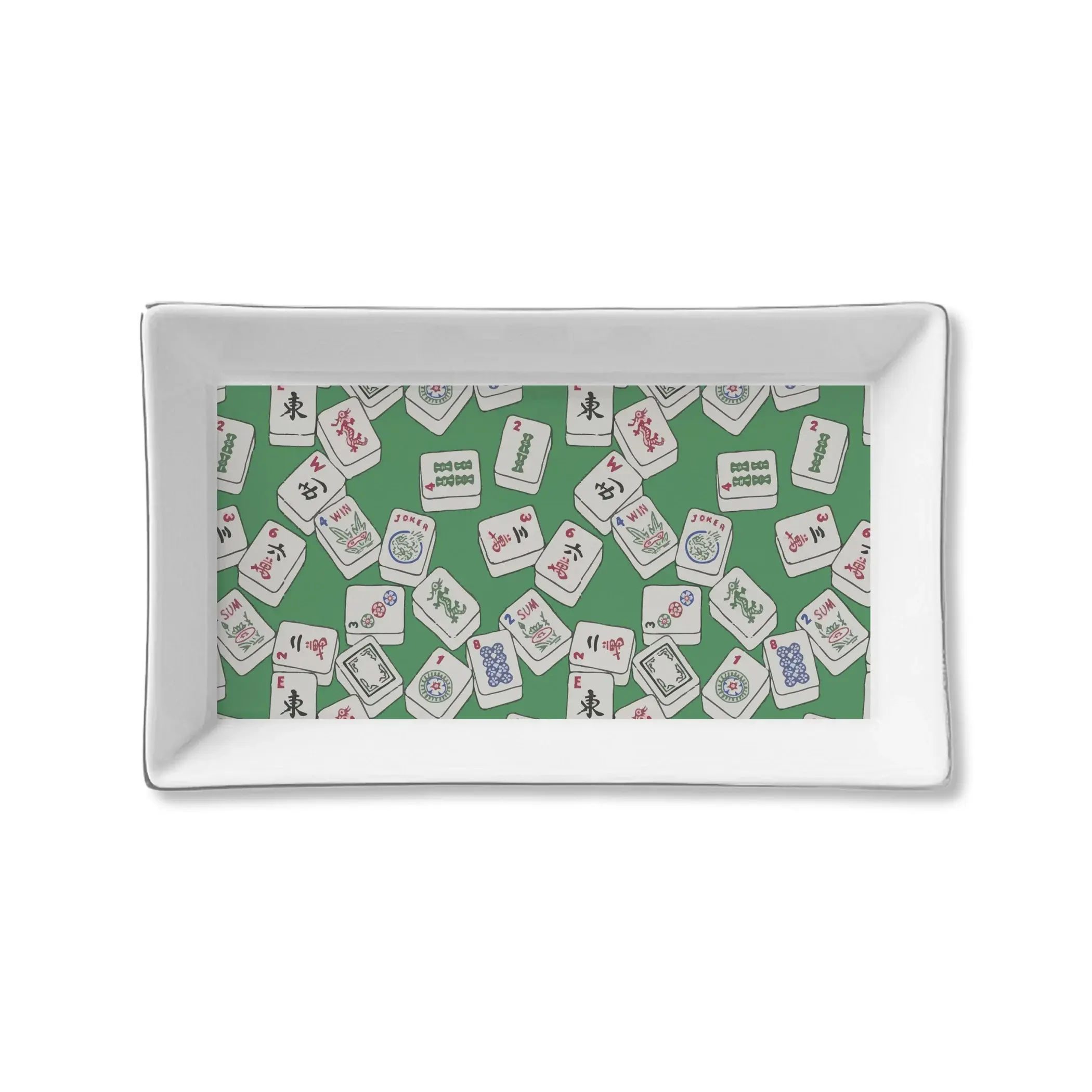Ceramic Tray- Mahjong