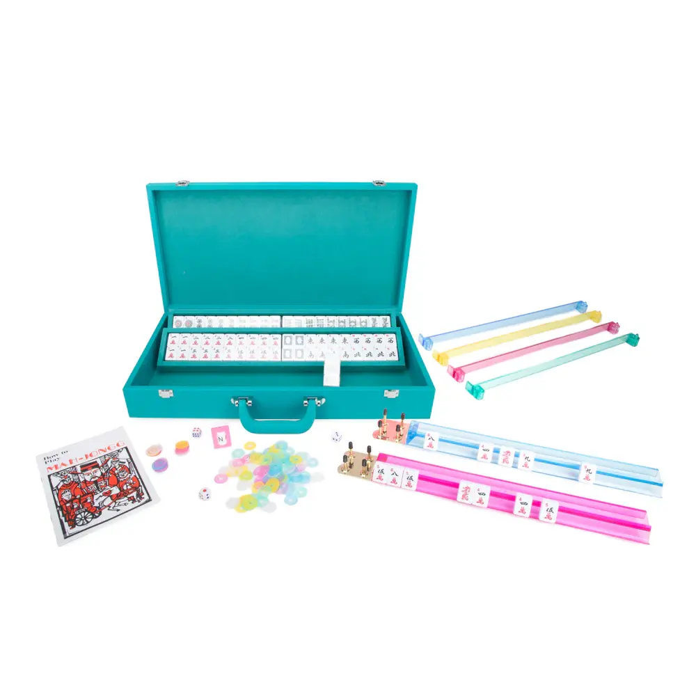 Mahjong Set (Teal Case)
