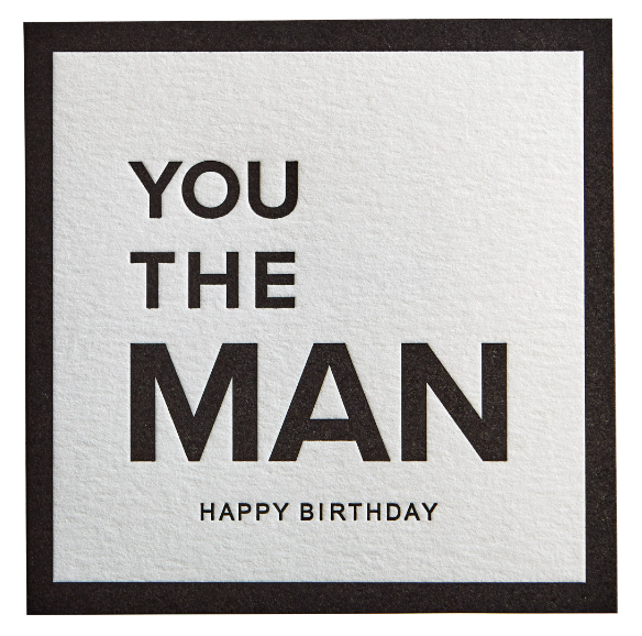 Thumbnail: Birthday Card - YOU THE MAN
