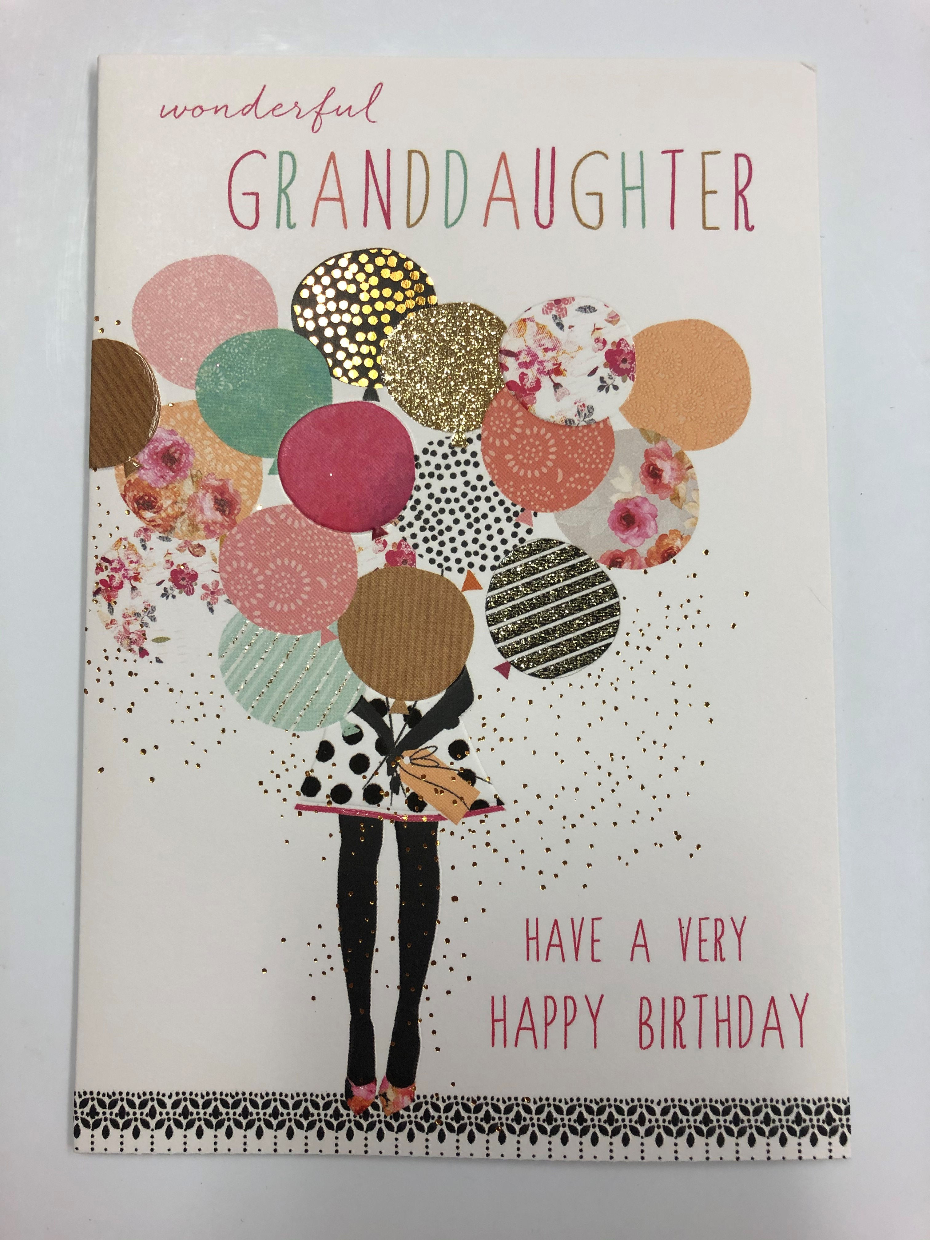 Birthday Card - Granddaughter