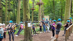Ausflug in den Kletterwald 