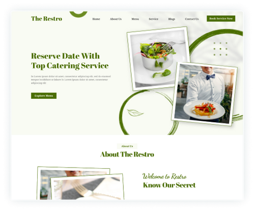 Wix Templates For Restaurant Vitzael