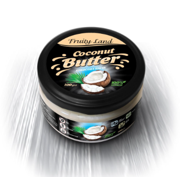 (Україна) Паста з кокосу без цукру, 100г Фруті Лен