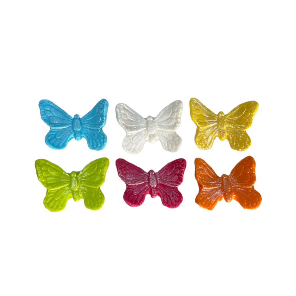 Набір кондитерських цукрових прикрас "Метелики преміум мікс"