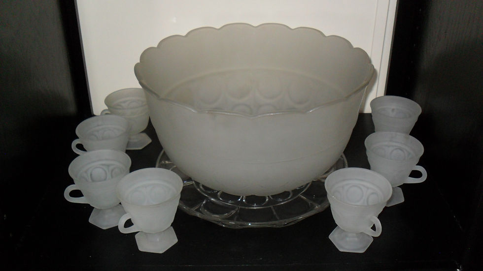 Tiara Punch Bowl Set