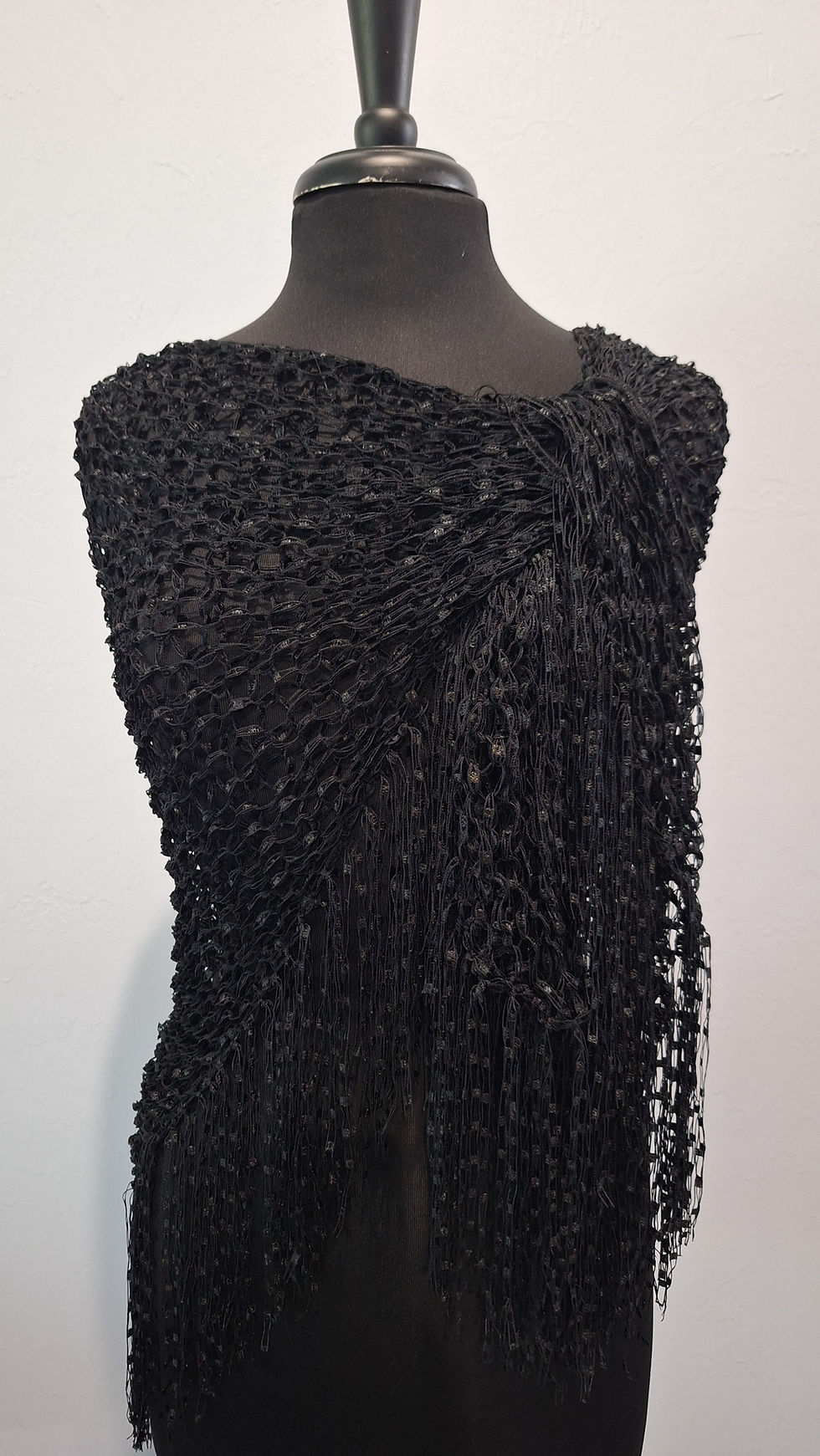 Thumbnail: Matte Black Confetti Shawl