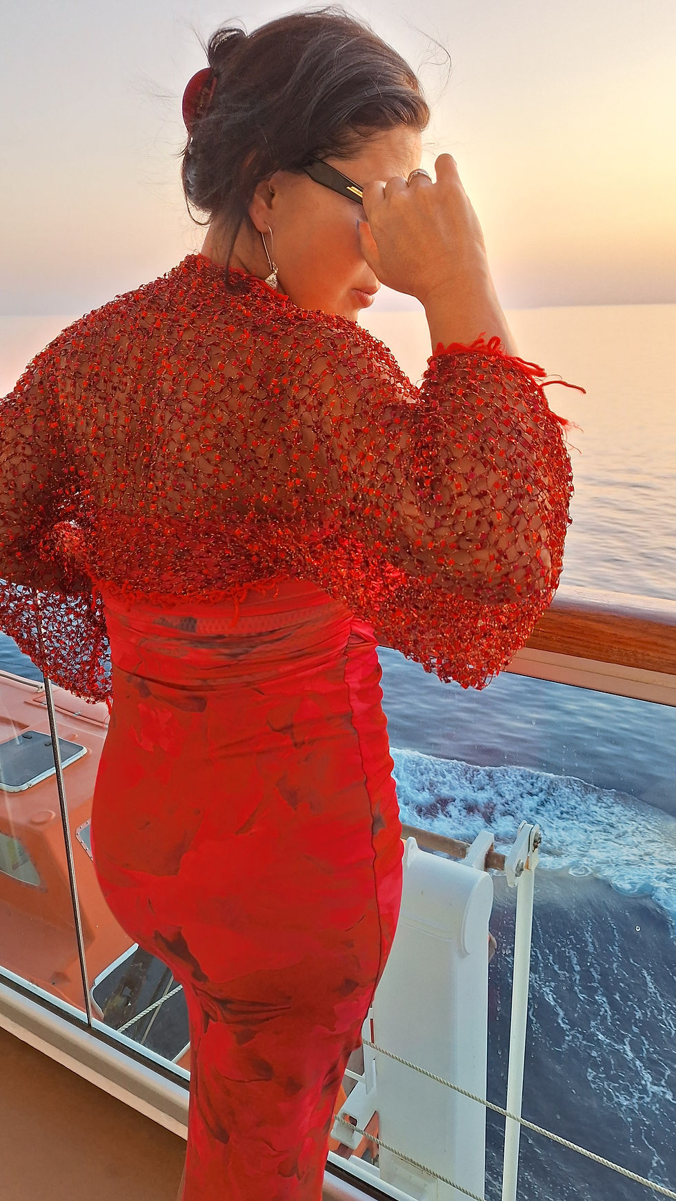 Thumbnail: Red Confetti Shrug