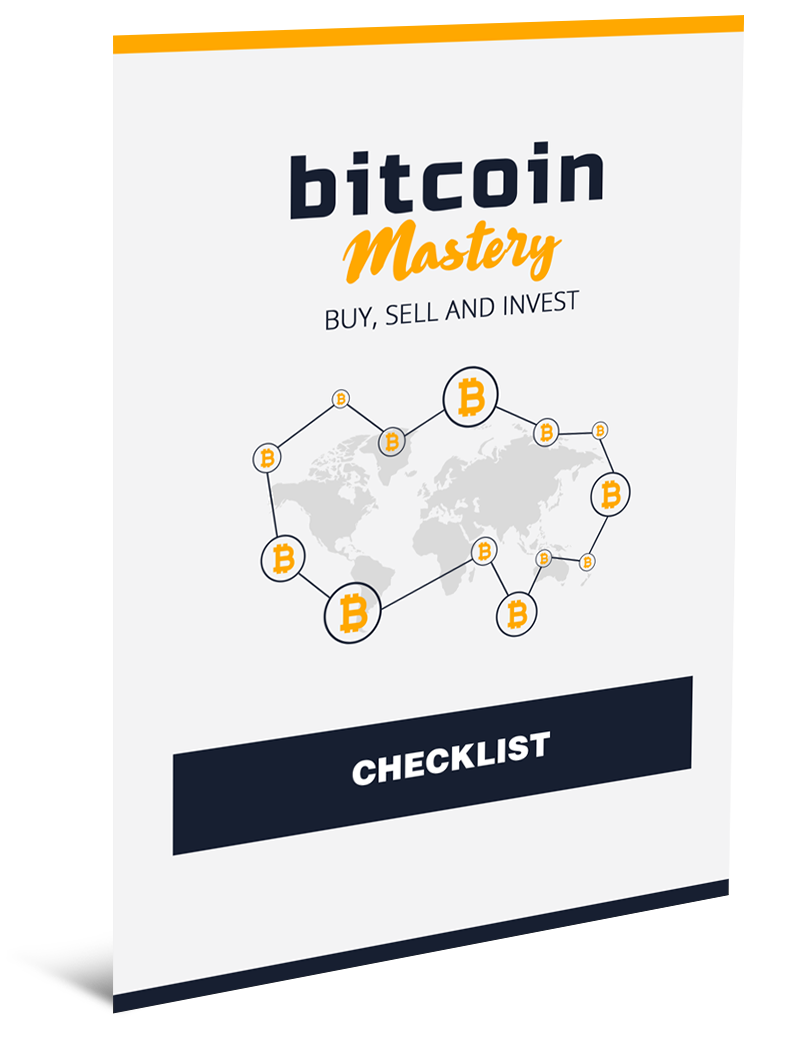 Thumbnail: Bitcoin Mastery resource guide with a connected bitcoin map design