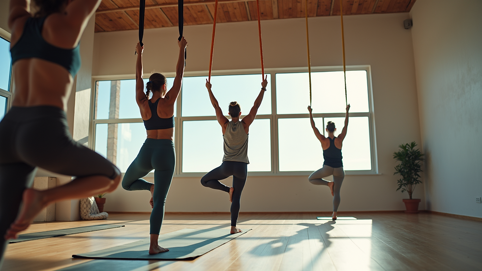 Discover Inner Peace and Strength Through Yoga Trapeze Classes
