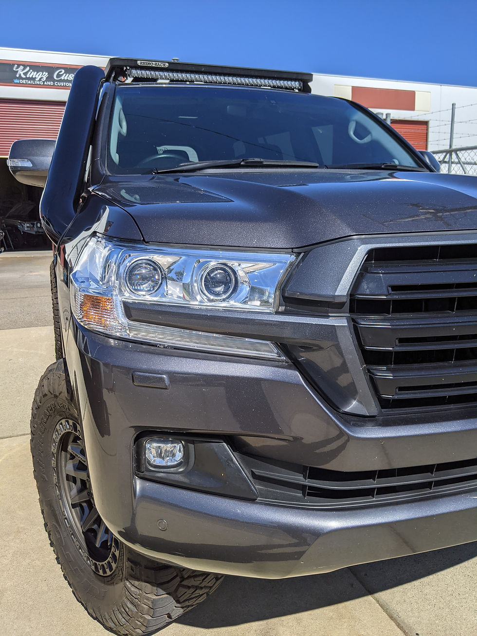 Thumbnail: 200 Series Toyota Landcruiser 5" Stainless Steel Snorkel Kit