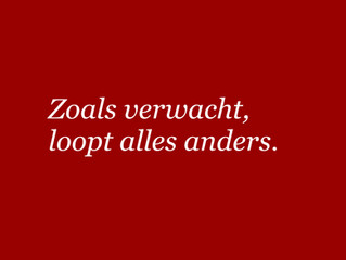 Over verwachtingen en werkelijkheid....
