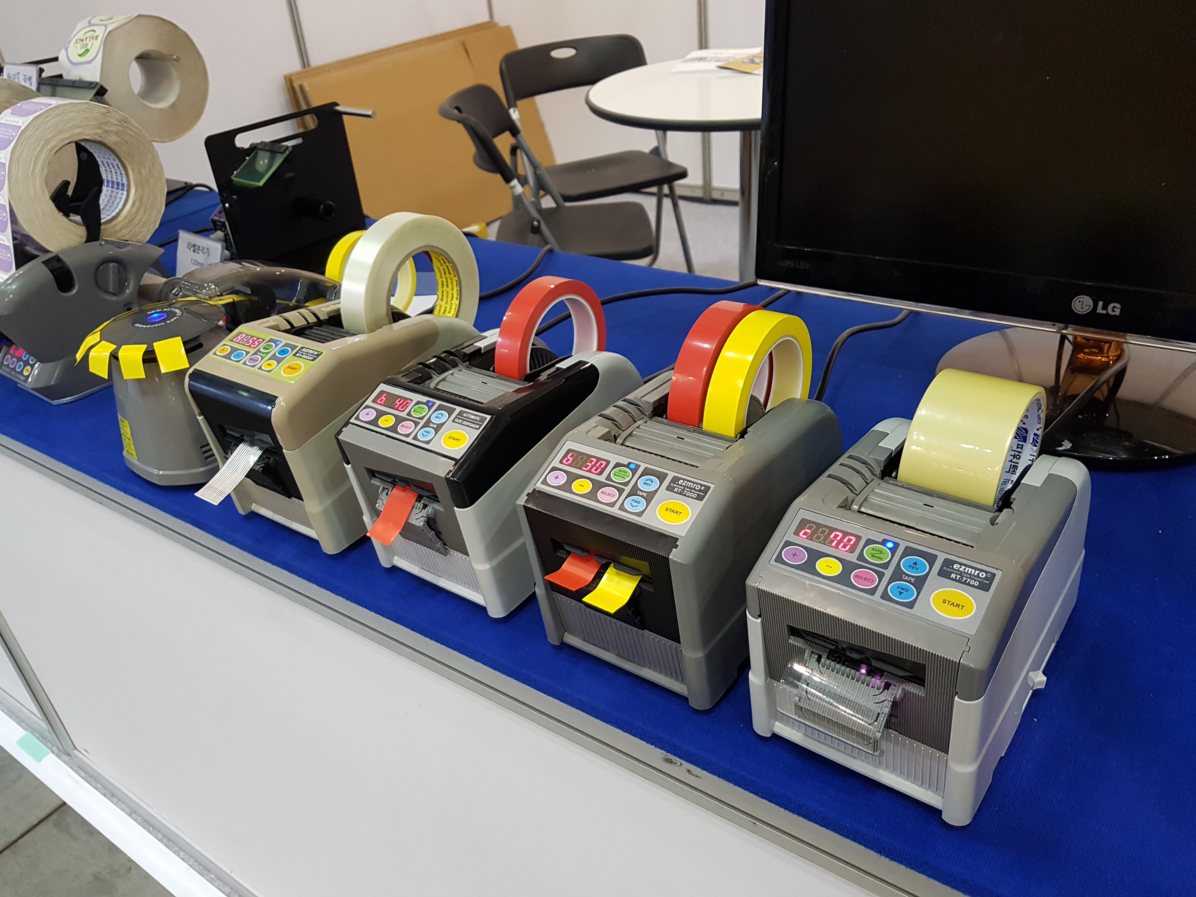 TAPE DISPENSER,ELECTRIC LABEL DISPENSER 2018 KOREA PACK KINTEX