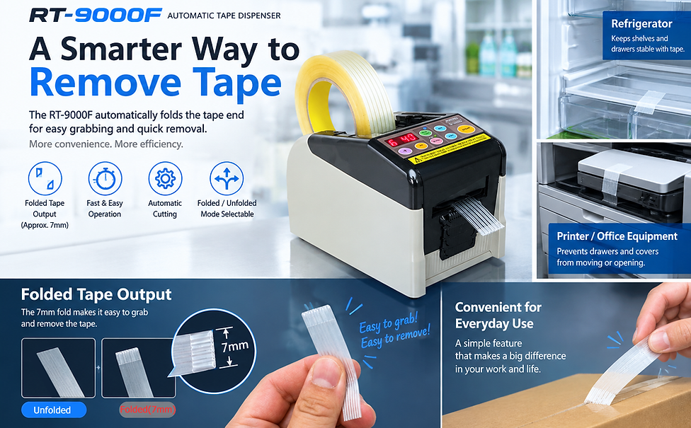 RT-9000F Fold Tape Dispenser | EZMRO Korea