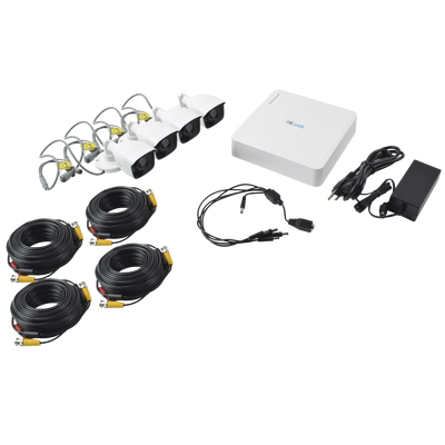 KIT-HD 720P / DVR 4 canales / 4 C�maras Policarbonato