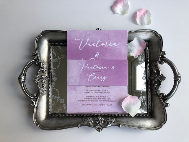 Thumbnail: Watercolour dream wedding invite