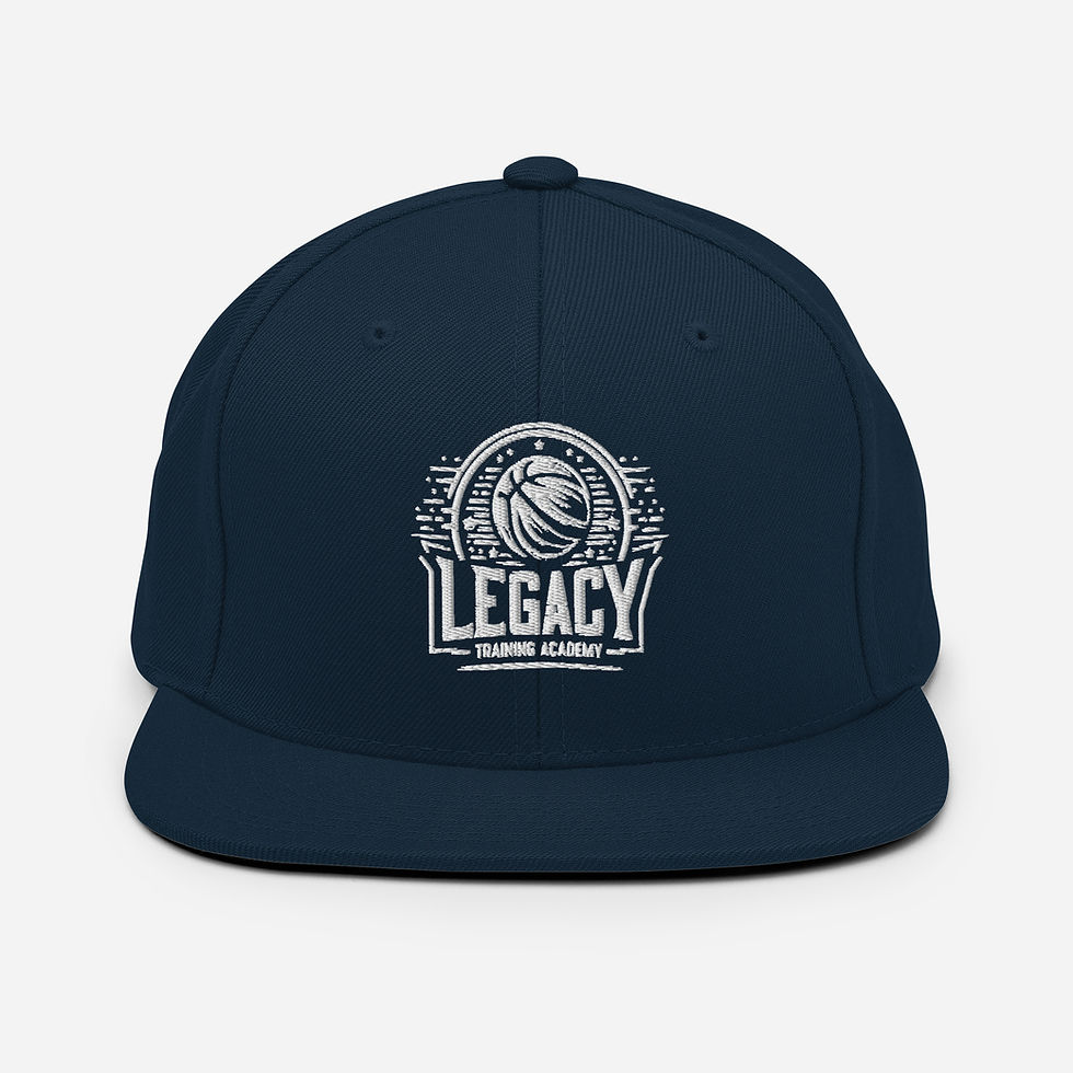 Thumbnail: Legacy White Logo Snapback Hat