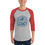 Thumbnail: 3/4 Sleeve LTA Blue Logo Raglan Shirt