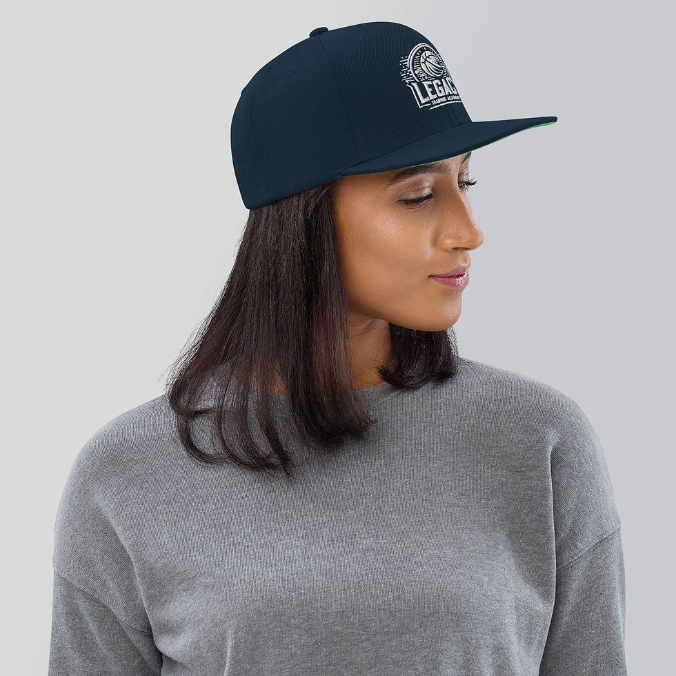 Thumbnail: Legacy White Logo Snapback Hat