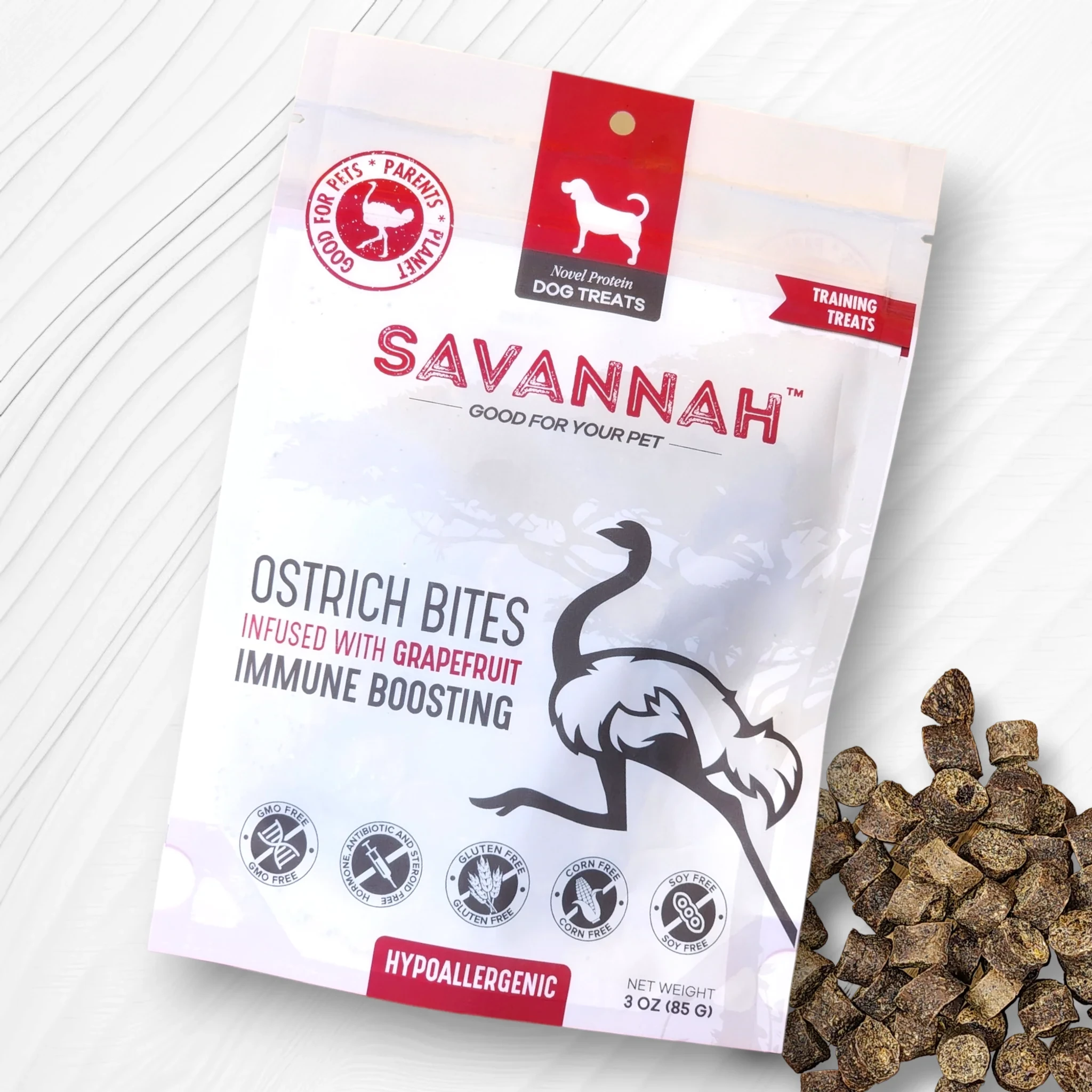 Savannah Ostrich Bites with Grapefruit