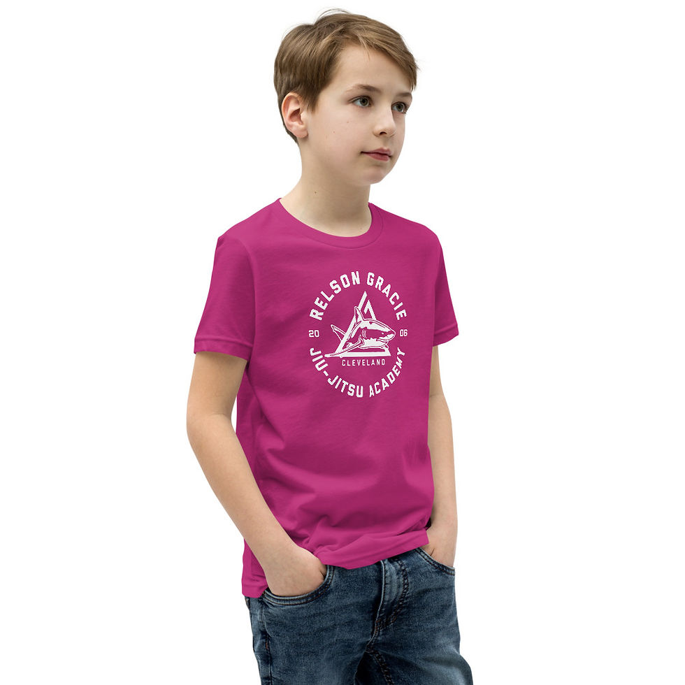 Thumbnail: Relson Gracie Cleveland Jiu-Jitsu Youth Short Sleeve T-Shirt