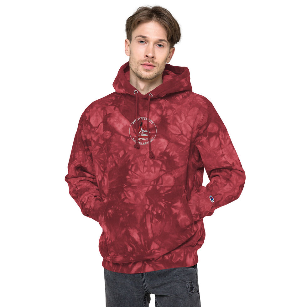 Thumbnail: Unisex Champion tie-dye logo hoodie