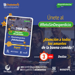 Carrusel aliados campaña #RetoSinDesperdicio