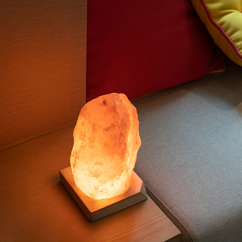 縮圖：ONELIVINGS日式職人雅白方陶瓷鹽燈 – WONDER (鎢絲燈泡款）