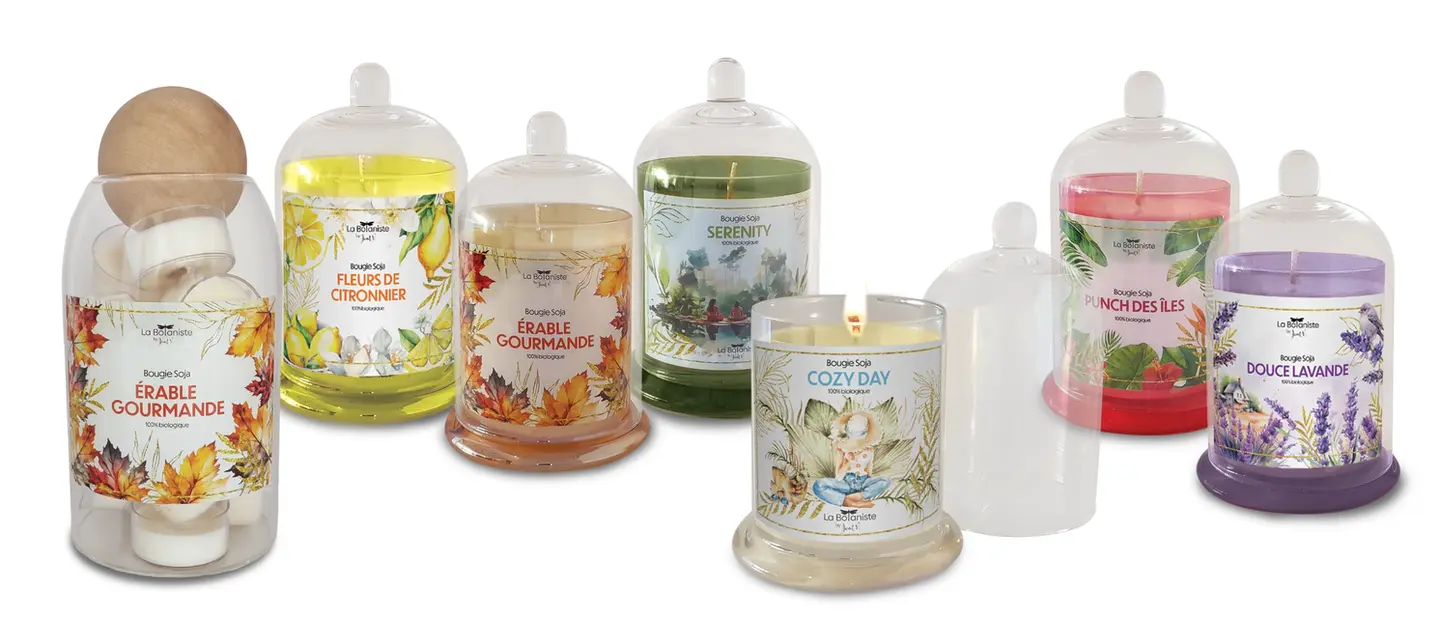 Étiquette pour chandelle