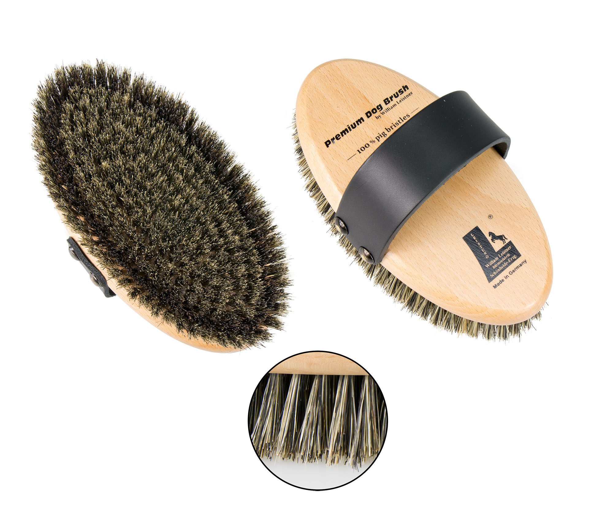 THE FAMILY LEISTNER Premium Dog Brush Medium