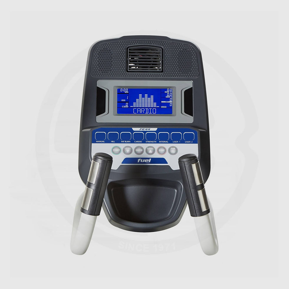 Large LCD Display - Elliptical Electrick Fuel Fitness FE44