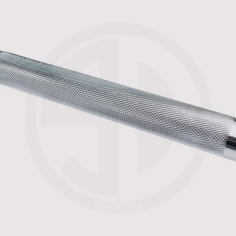 Thumbnail: Olympic weightlifting bar 7ft, knurling design for easy grip